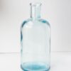 Botella retro mediana transparente